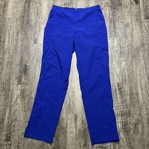 Woman’s Vibrant Blue Straight-Leg Pants